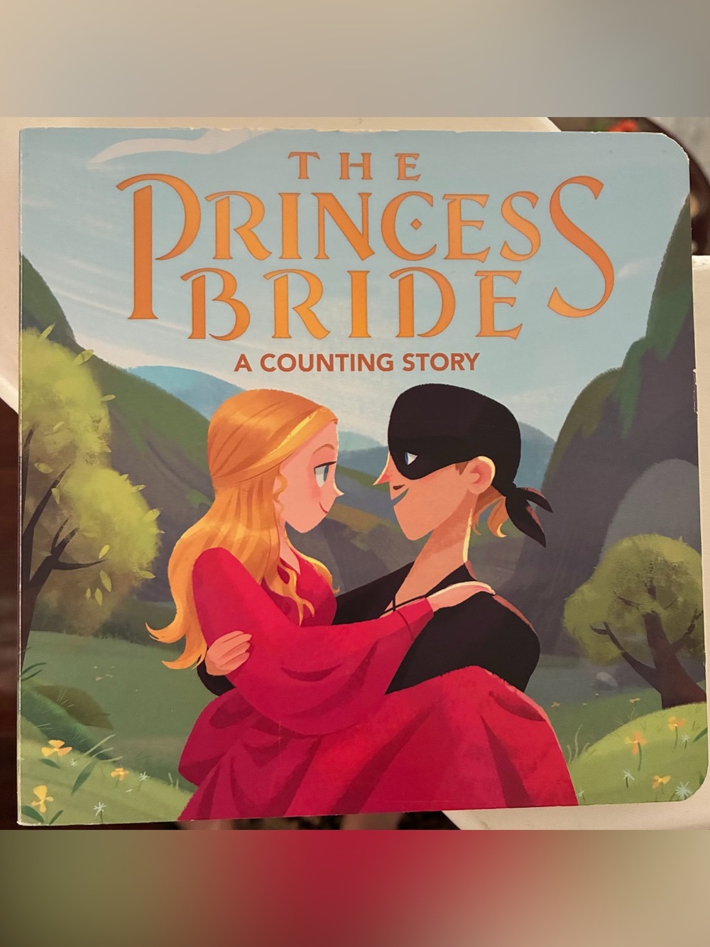 The Princess Bride: A Counting Story. Kids Board Counting Book. New,lightly used